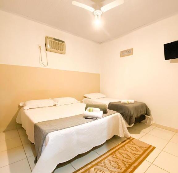 Chambre Triple Economy, 5 Minutos Do Centro Histórico L Pousada Recanto Tangará L Melhor Custo Benefício L Café Da Manhã Inc