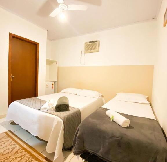 Chambre Triple Economy, 5 Minutos Do Centro Histórico L Pousada Recanto Tangará L Melhor Custo Benefício L Café Da Manhã Inc