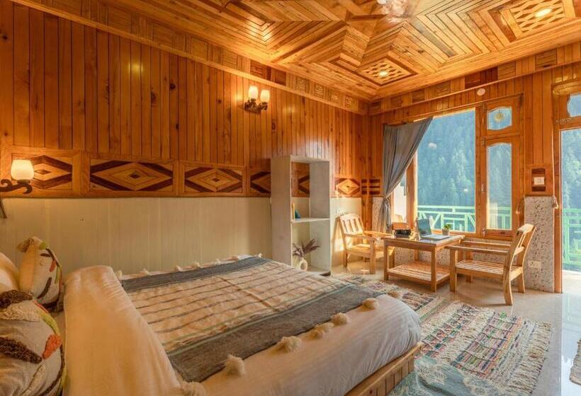 带阳台的豪华间, Moustache Shoja, Jibhi