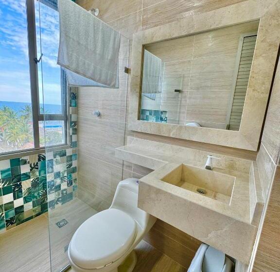 デラックスルーム, Espectaculares Cabañas Y Habitaciones Frente Al Mar