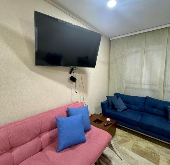 バルコニー付2ベッドルームアパートメント, Espectaculares Cabañas Y Habitaciones Frente Al Mar