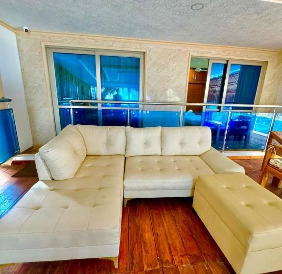 Апартаменты 2 Спальни с Балконом, Espectaculares Cabañas Y Habitaciones Frente Al Mar