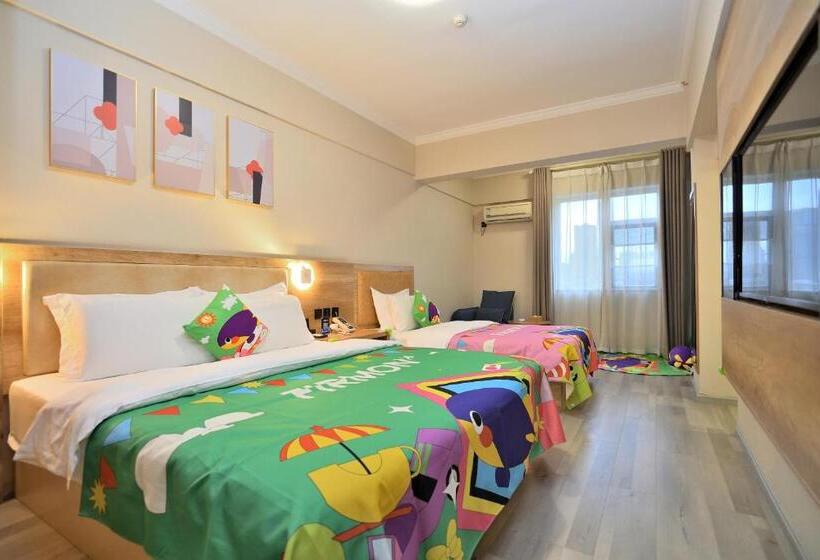 豪华家庭房间, Yilong Yitang Hotel Kunming Railway Station Joy City Center