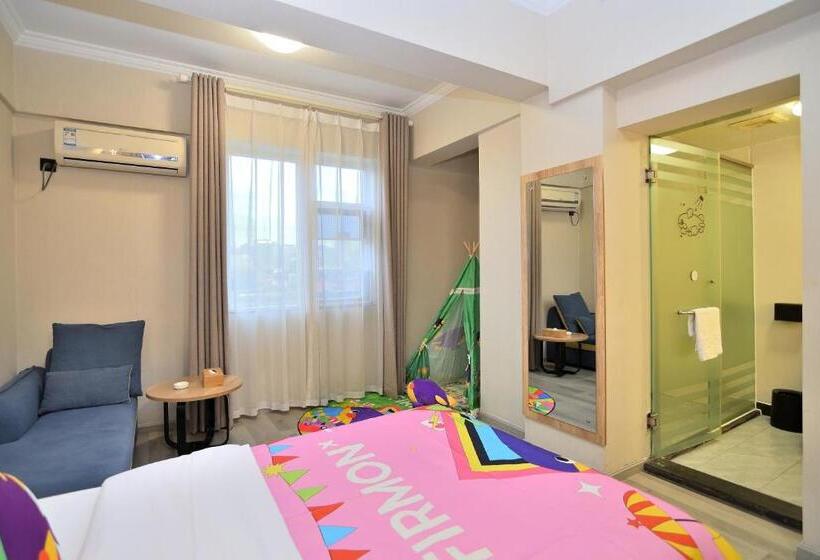 豪华家庭房间, Yilong Yitang Hotel Kunming Railway Station Joy City Center