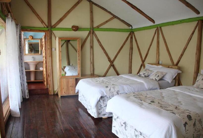 اتاق استاندارد با تخت بزرگ, Lake Bunyonyi Rock Resort