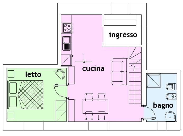 آپارتمان 1 خوابه, Villa La Cucullera