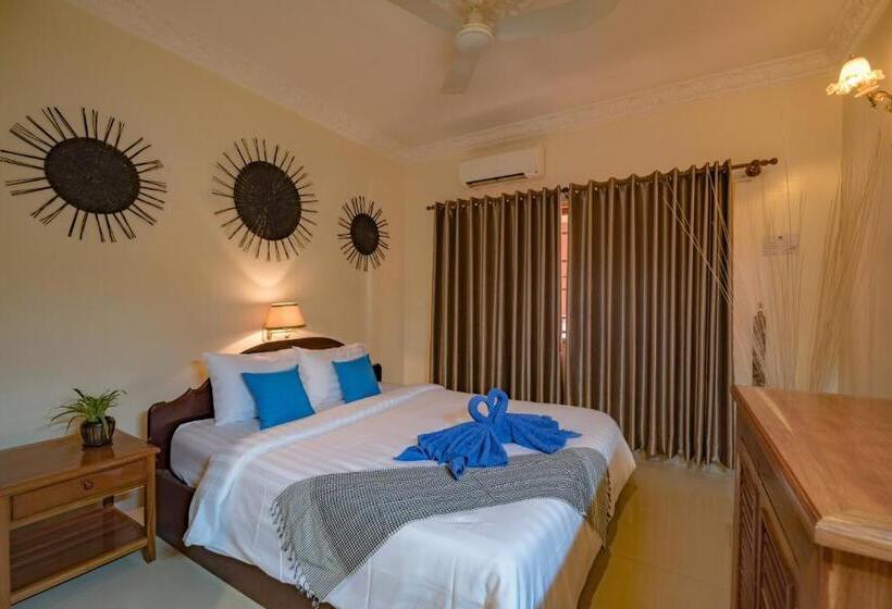 带大床的豪华间, The Siem Reap Chilled Backpacker