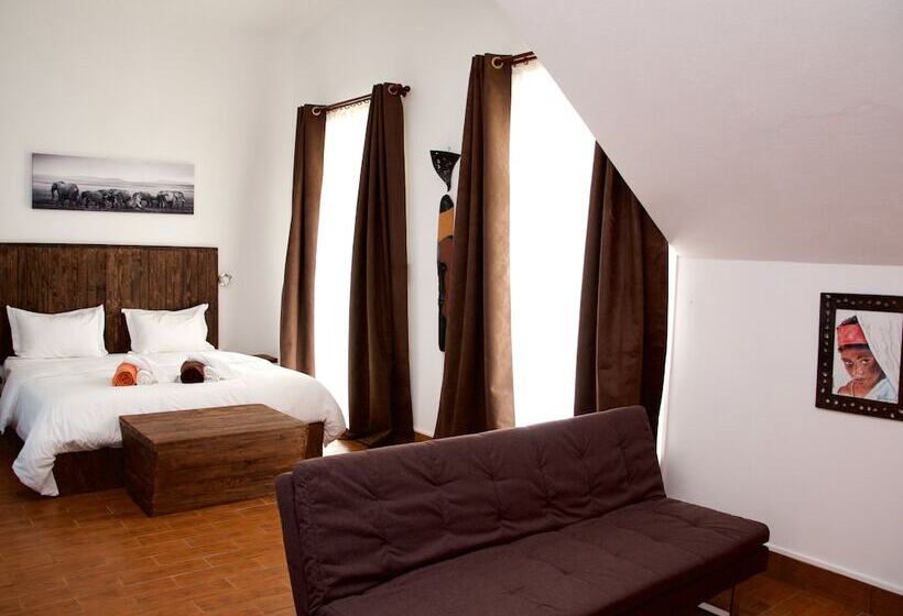 اتاق استاندارد سه تخته با چشمانداز باغ, Villa Anakao Mauritius