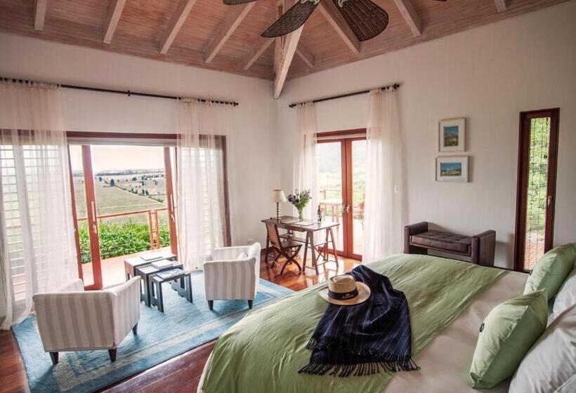 غرفة ديلوكس مزودة بشرفة, Clos Apalta Residence Relais & Chateaux