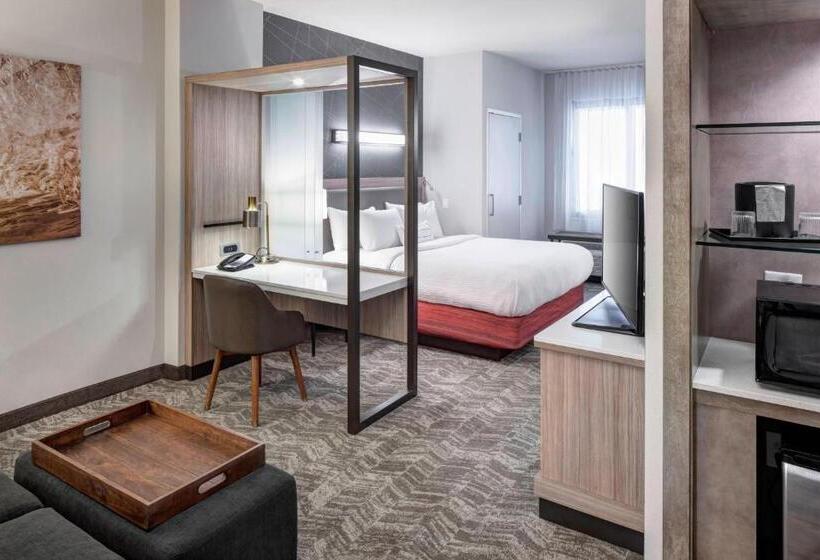 带大床的套房, Springhill Suites By Marriott Clearwater Beach