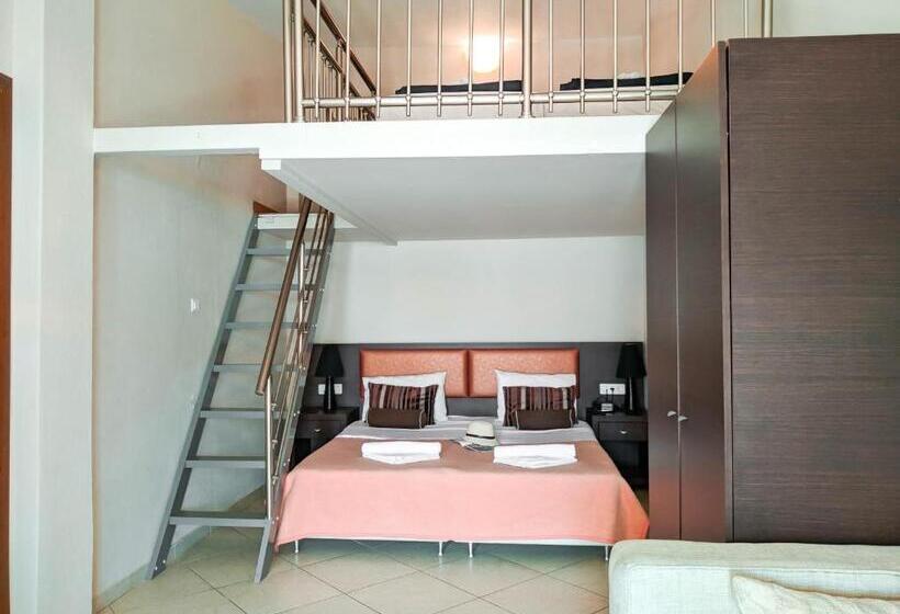 شقة ديلوكس غرفتين نوم, Meliton Inn Hotel & Suites By The Beach