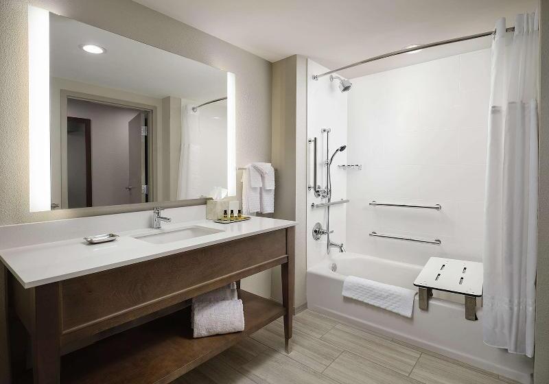 身障者適用キングサイズベッドルーム, Hampton Inn Kyle
