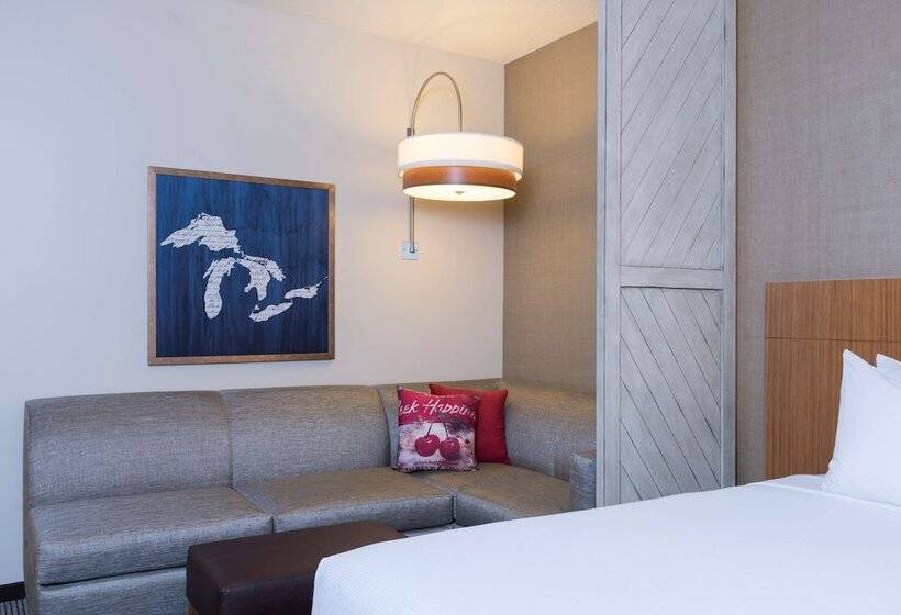 스탠다드 룸 킹사이즈 침대, Hyatt Place Ann Arbor