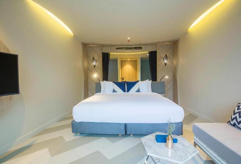 스탠다드 룸 측면 바다 전망, The Sis Kata Resort   Adult Only