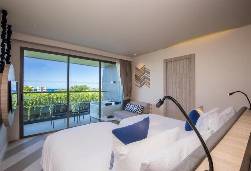 스탠다드 룸 측면 바다 전망, The Sis Kata Resort   Adult Only