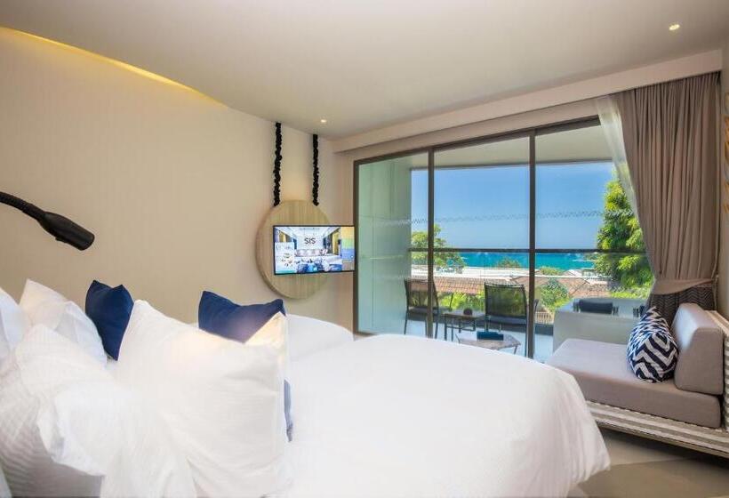 스탠다드 룸 측면 바다 전망, The Sis Kata Resort   Adult Only