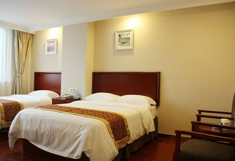Номер Deluxe, Greentree Inn Tianjin Ji County South Yuyang Road Gulou Square Express