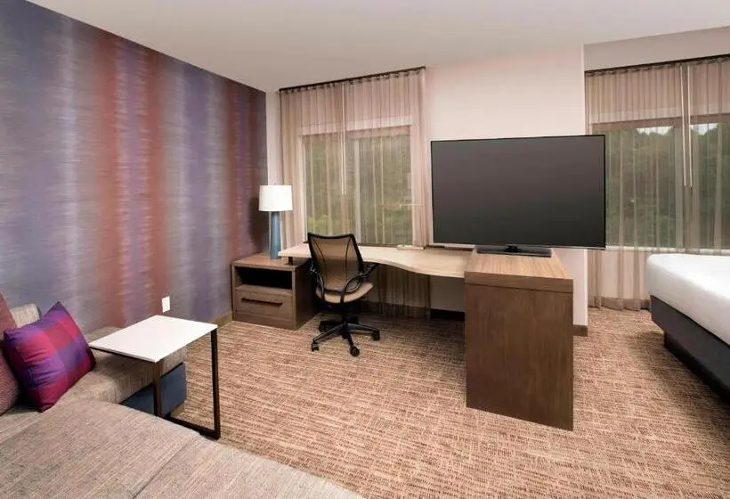 キングサイドベッドのスタンダードワンルーム, Residence Inn By Marriott Baltimore Owings Mills