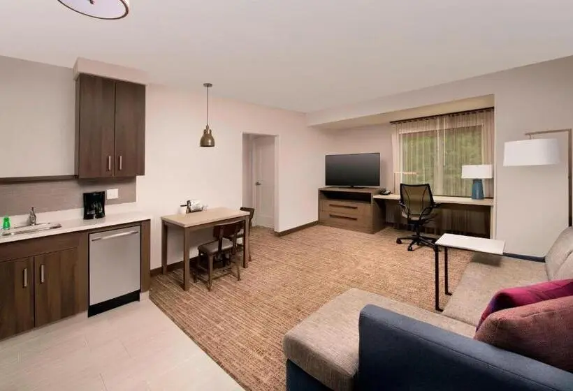 キングサイズベッドのスイートルーム, Residence Inn By Marriott Baltimore Owings Mills