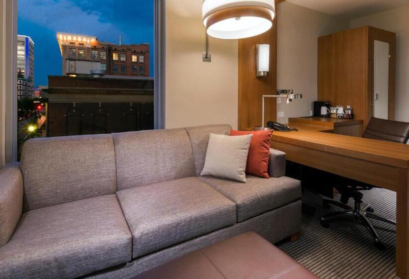 带大床的标准间, Hyatt Place Boise/downtown