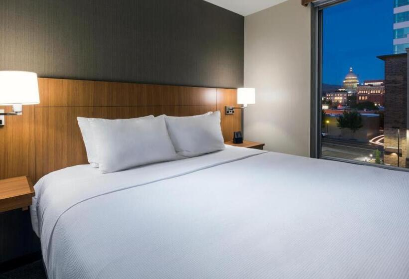 带大床的标准间, Hyatt Place Boise/downtown