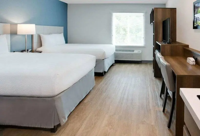 ２ダブルベッドのスタンダードルーム, Woodspring Suites Daytona Beach Int L Speedway