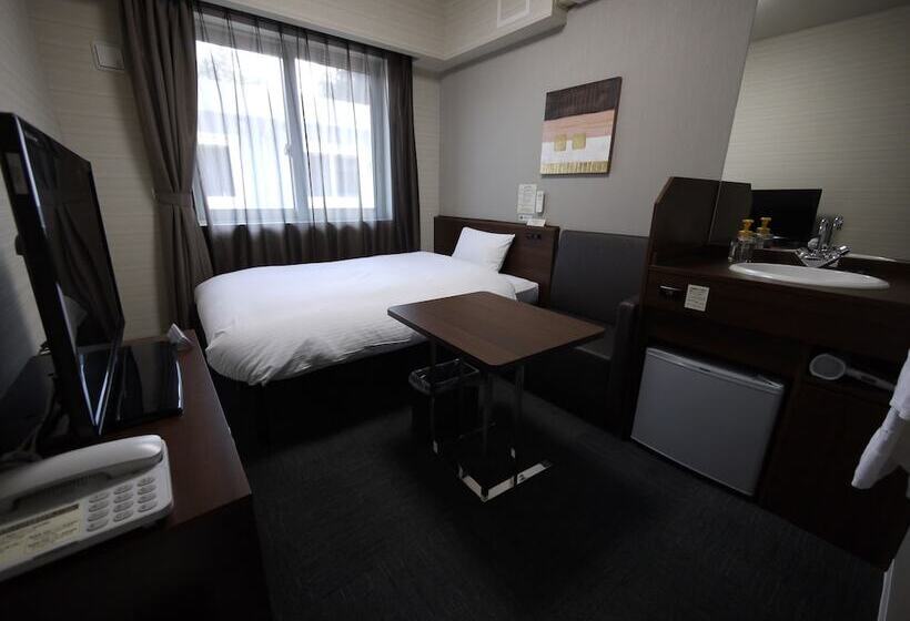 חדר סטנדרד יחיד חדר אמבטיה משותף, Route Inn Miyako