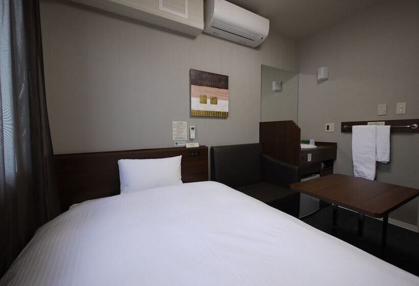חדר סטנדרד יחיד חדר אמבטיה משותף, Route Inn Miyako