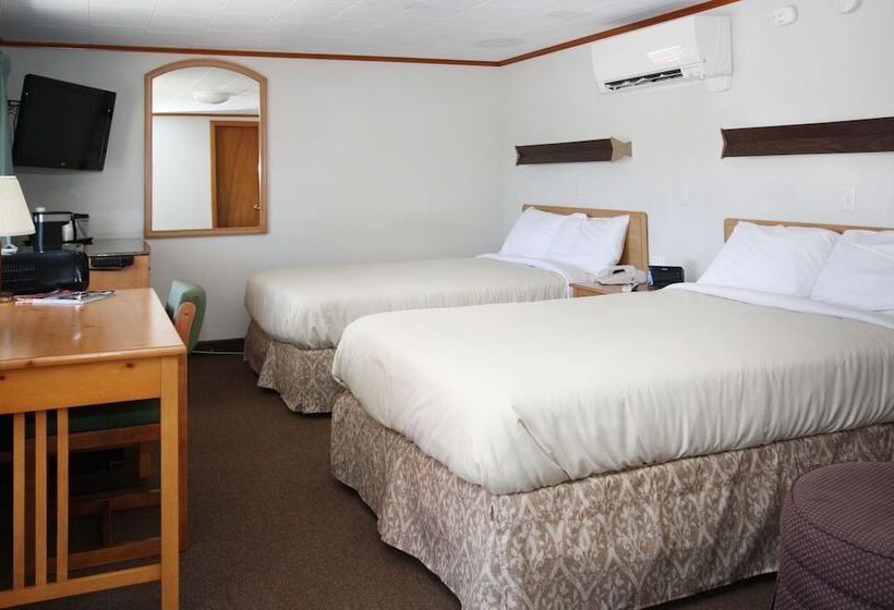غرفه قياسيه سريرين مزدوجين, The Bluebird Motel Maine