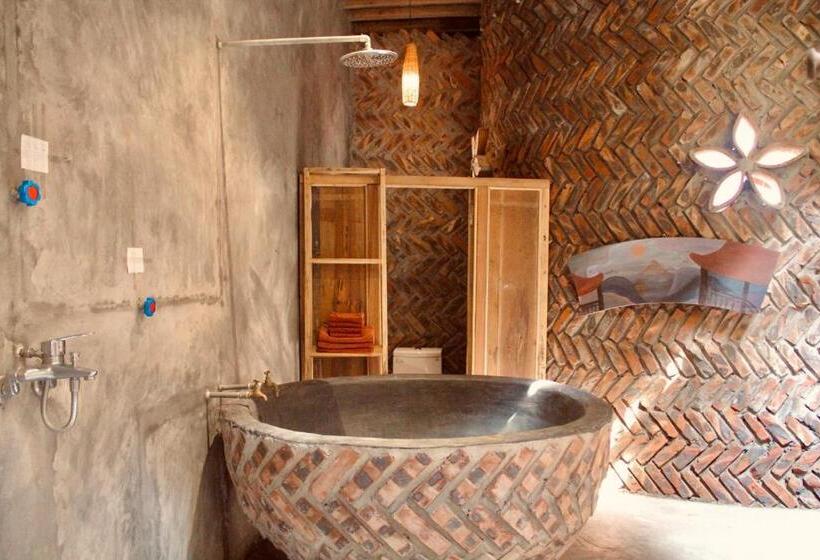 اتاق استاندارد چهارنفره با چشم‌انداز باغ, đoài Homestay đường Lâm