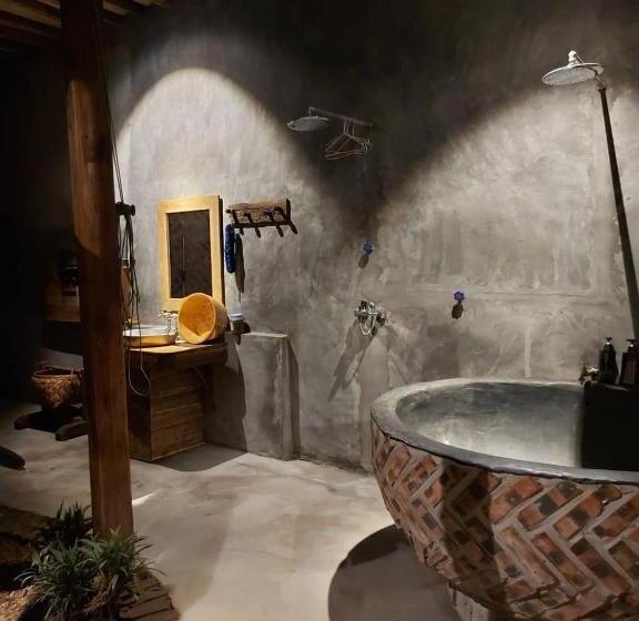 اتاق استاندارد چهارنفره با چشم‌انداز باغ, đoài Homestay đường Lâm