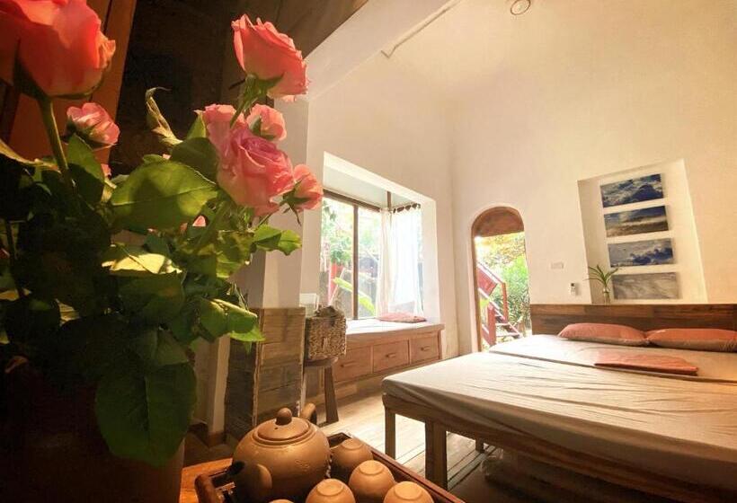 اتاق استاندارد چهارنفره با چشم‌انداز باغ, đoài Homestay đường Lâm