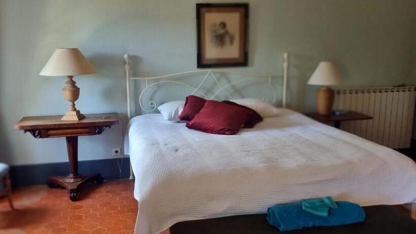 غرفة قياسية مطلّة علي حمام السباحة, Château Meilhen