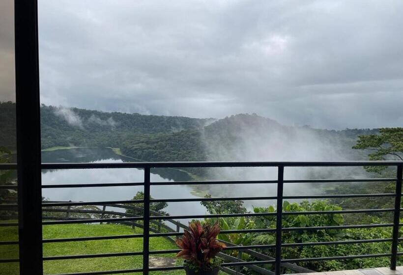 标准间带湖景, Volcan Hule Lodging