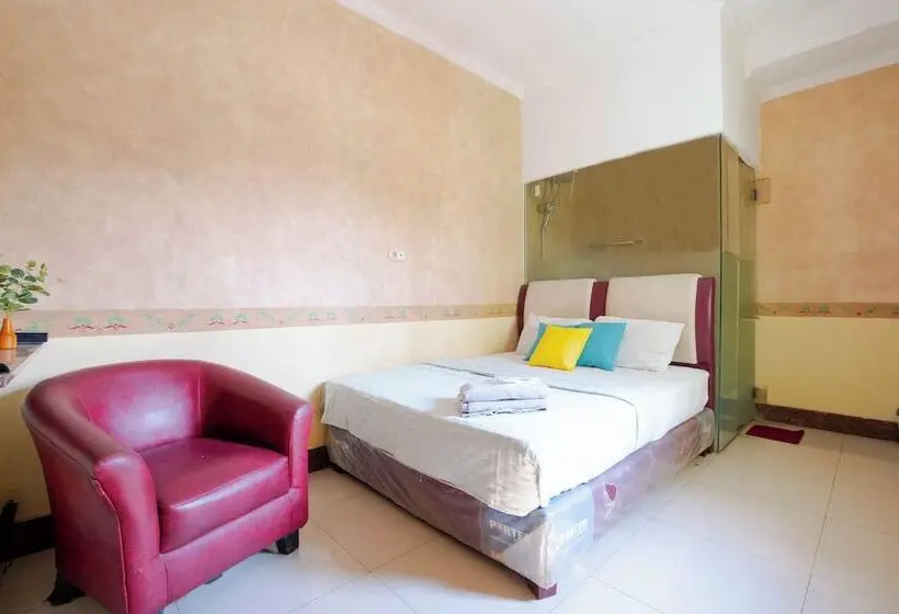 デラックスルーム, Nusa Indah Syariah Hotel Bandara By Abdihome