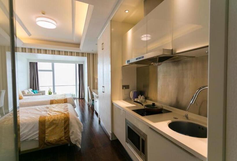 Apartamento 1 Dormitório Vista Mar, Xiamen Ocean View Suite   Xiamen University Twin Towers Branch