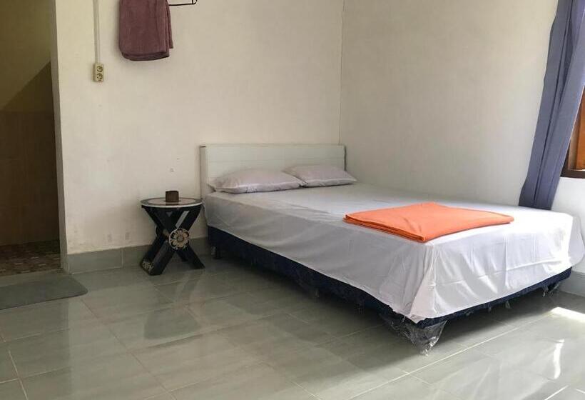 חדר סטנדרט נוף לבריכה, Rinjani Terrace Cottage & Resto