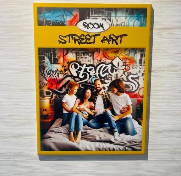 חדר לארבעה סטנדרטי עם נוף לגינה, B&b Rifugio Degli Artisti   Themed Rooms