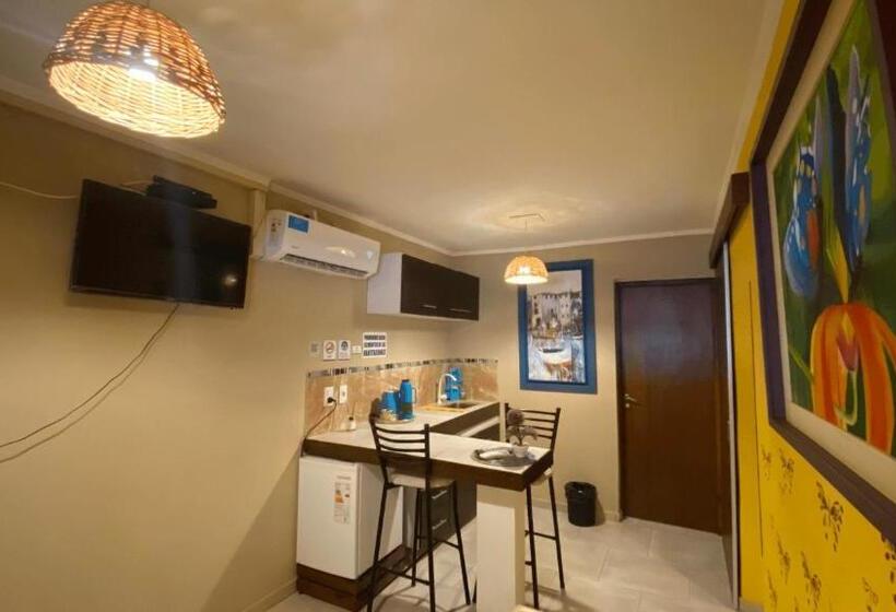 Appartement met 1 Slaapkamer, Cabañas Las Violetas A Pasos De La Reserva Urutaú