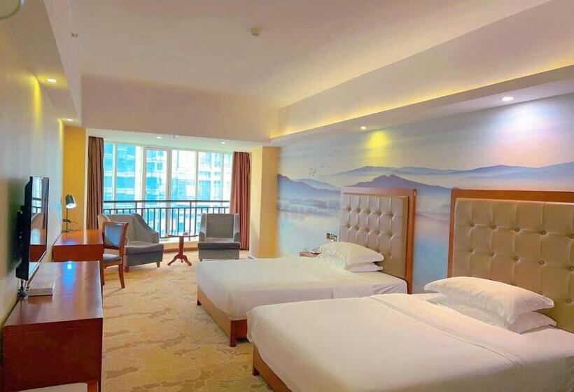 Delüks Oda, Poltton International Apartment City Center Wanda Plaza Branch