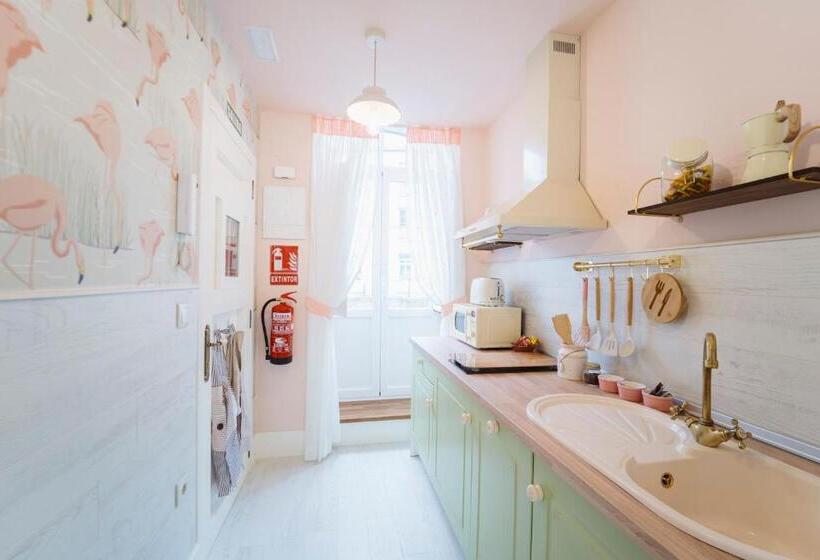 침실 2개 수피리어 아파트, Apartamentos Boutique Casa Cigarrán