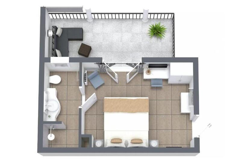 Номер Стандарт с Террасой, Pension Memory Ferienapartments & Zimmer In Der Rhön