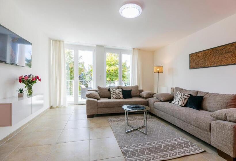 Апартаменты 1 Спальня с Балконом, Pension Memory Ferienapartments & Zimmer In Der Rhön