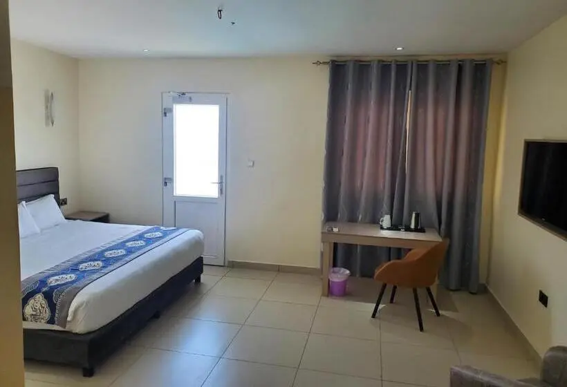 オーシャンビューデラックスルーム, Lagoon Beach Hotel,keta,ghana