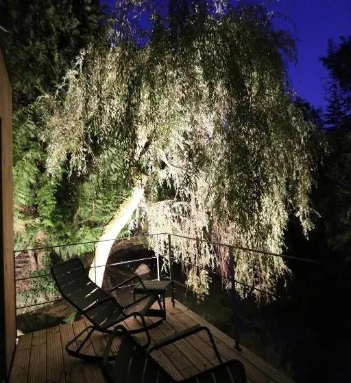 シャレー1寝室, La Cabane Du Pont De L Ignon Spa Hébergement Atypique Tout Confort En Bourgogne