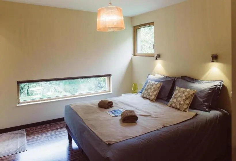 １ベッドルームハウス, La Cabane Du Pont De L Ignon Spa Hébergement Atypique Tout Confort En Bourgogne