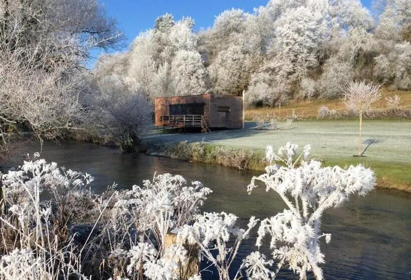 １ベッドルームハウス, La Cabane Du Pont De L Ignon Spa Hébergement Atypique Tout Confort En Bourgogne