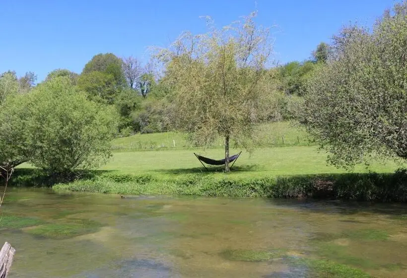 １ベッドルームハウス, La Cabane Du Pont De L Ignon Spa Hébergement Atypique Tout Confort En Bourgogne