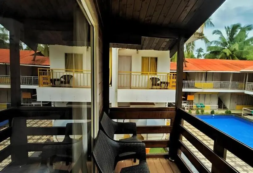 バルコニー付スイート, Beachwalk Retreat Within 100 Metres From Morjim Beach