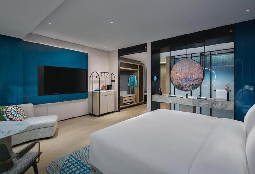 غرفة قياسية سرير كينج, Indigo Suzhou Jinji Lake, An Ihg